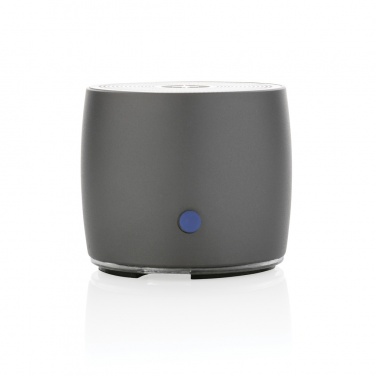 Logo trade corporate gifts picture of: Swiss Peak RCS recycled aluminum 3W bass speaker